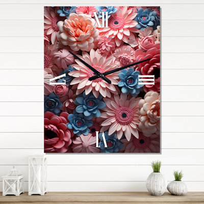 Gomilla - Daisies Wall Clock Oversized