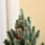 Arbre de Noël artificiel effilé 18 g / 18 po H 18,5 po