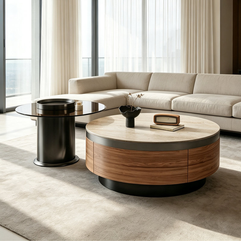 Table basse French Minimalist Luxury