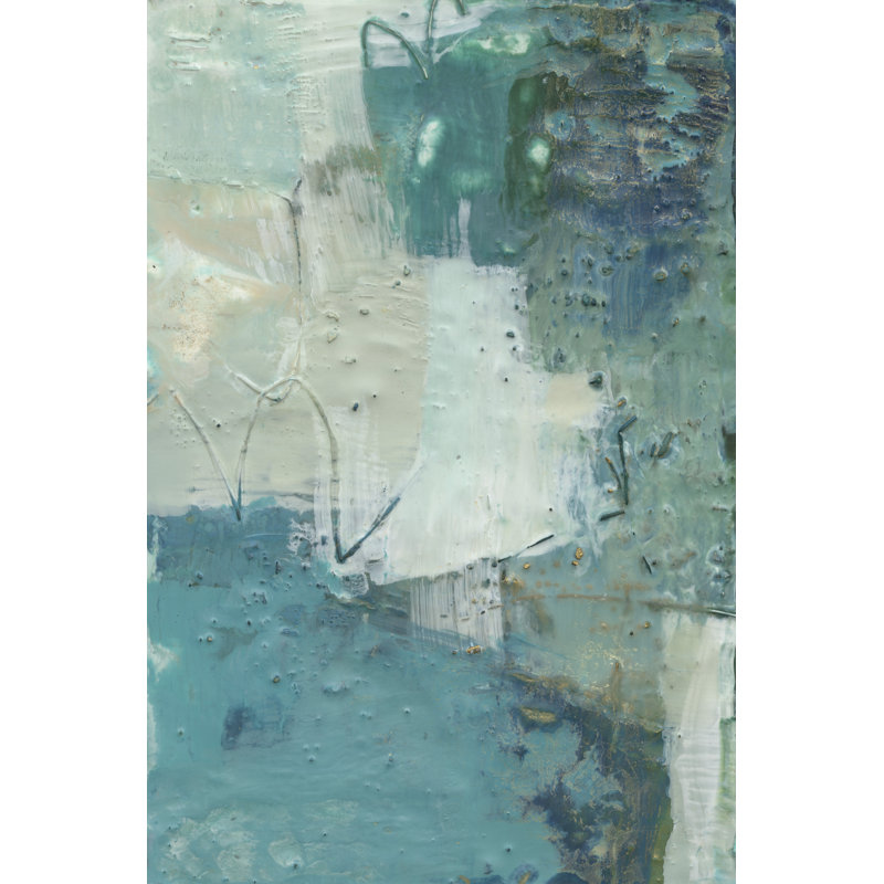 Terrene Abstract VI by Sue Jachimiec - Painting on Canvas, Wrapped Canvas, 91 cm H x 61 cm W