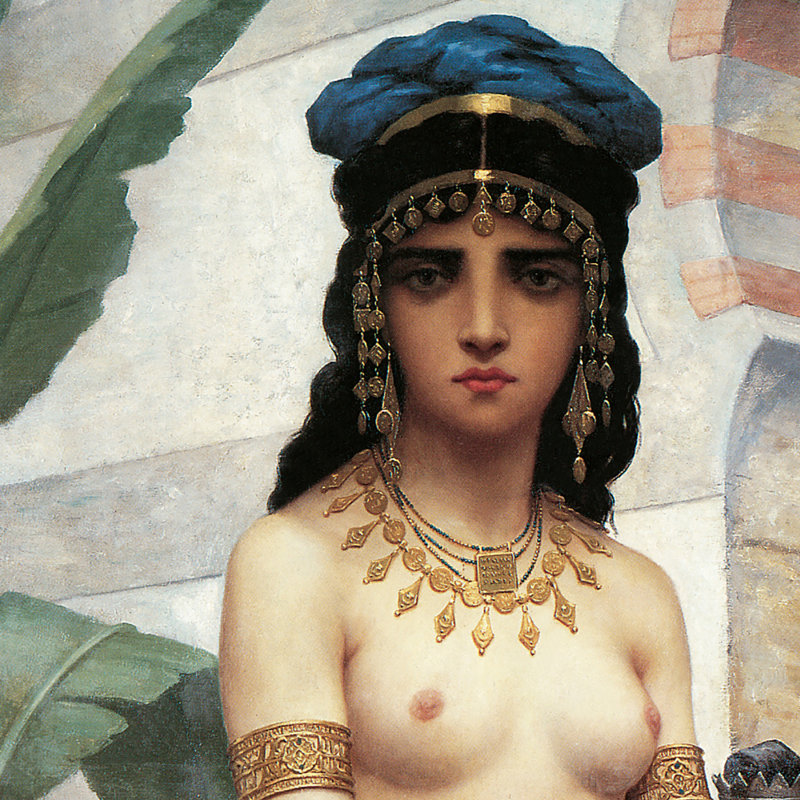 Ann Ann The Harem Servant Girl, 1874 par Paul Desire Trouillebert, reproduction d'art encadrée