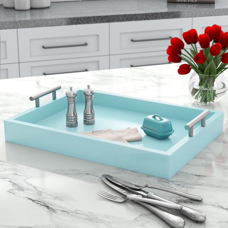 Norvan Tray, Light Teal