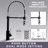 Westbrass Pull Down Spray Kitchen Faucet-73158156