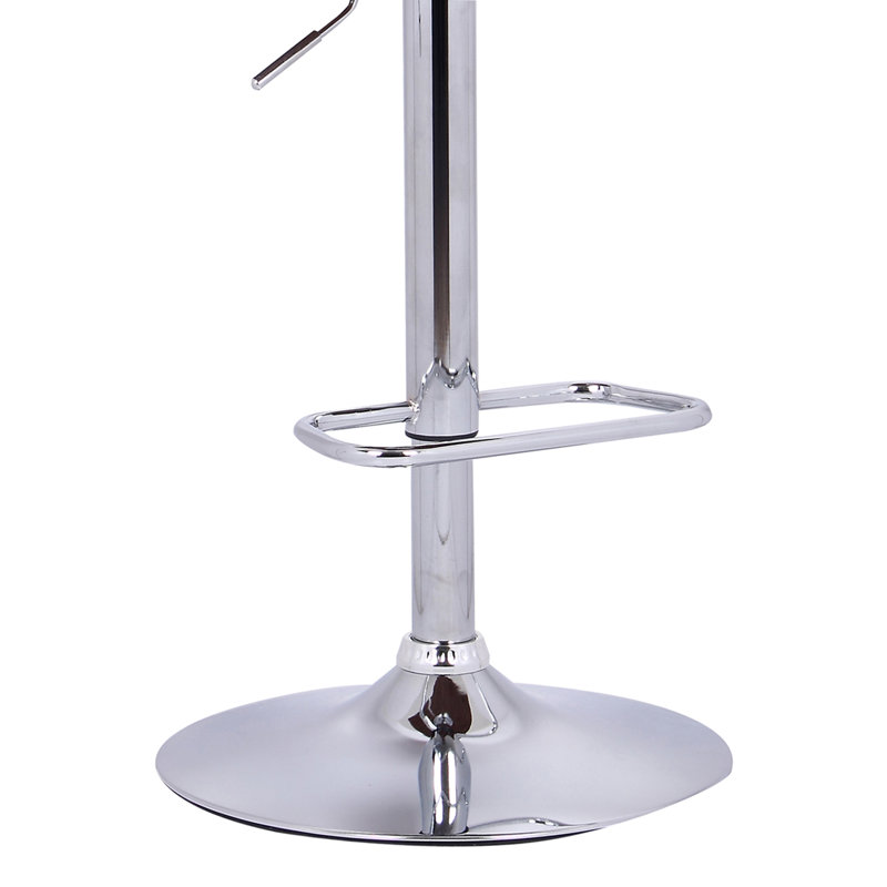 Swivel Upholstered Adjustable Height Counter Stool, Grey
