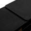 Table basse de salon extensible - noire, 2 tiroirs, rectangulaire, noire pour rangement rectangulaire