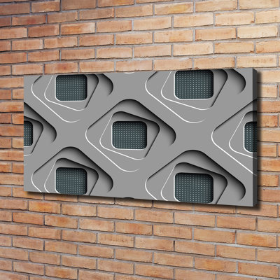3D Abstraction - Wrapped Canvas Print