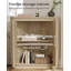 Armoire de plancher moderne sans poignée avec 2 portes et tablettes réglables-375258080