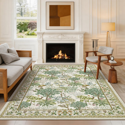 Tapis lavable Forest Botanical