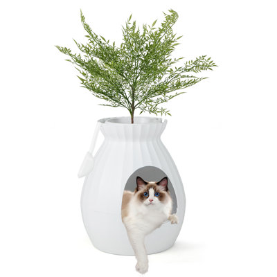 Archie & Oscar™ Smart Plant Cat Litter Box With Electronic Odor Removal & Sterilization
