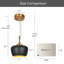 Luminaire suspendu simple à intensité variable Justyce