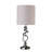 21.5-Inch Milo Abstract Brushed Metal Table Lamp