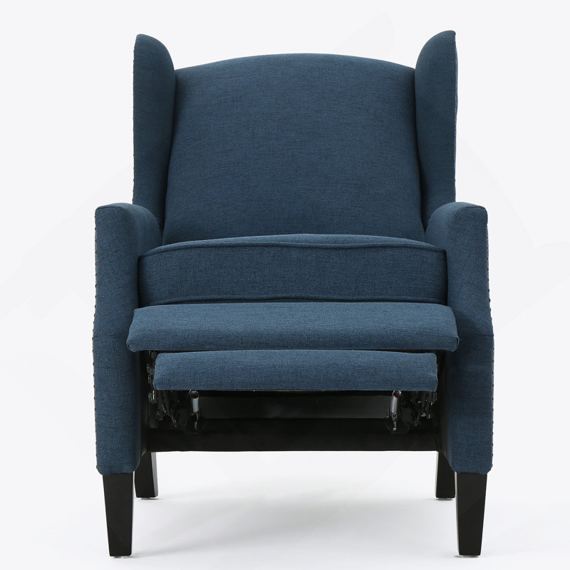 Fauteuil inclinable, Tissu bleu marine