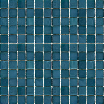 Bayamo 5/8" x 5/8" Glass Mosaic