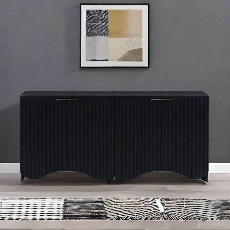 Armoire d'appoint Blaha, Noir