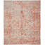 Rectangle Centennial Floral Hand-Knotted Cotton/Viscose Area Rug in Gray/Red-641275047