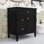 Armoire de salle de bain avec lavabo en céramique, 3 tiroirs et tablette réglable-194673564
