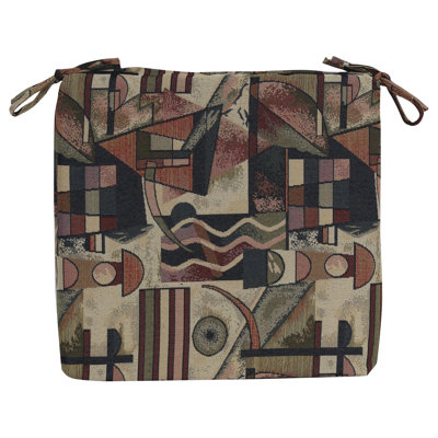 20-Inch By 19-Inch Tapestry Chair Cushion