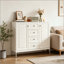 Buffet de rangement en acier avec tiroirs et tablettes réglables