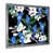 Impression argent sur toile encadrée
