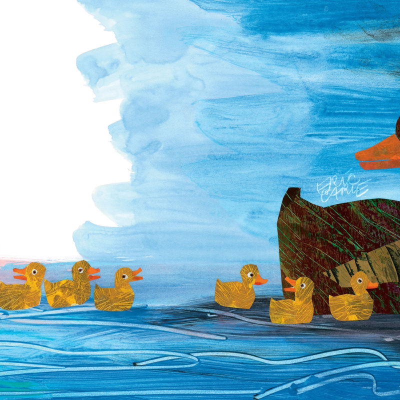 10 Little Rubber Ducks Character Art Duckings 2 - Painting on Canvas, 41cm H x 61cm W