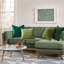 Ensemble de 4 coussins carrés en velours dégradé-124112918-124112916