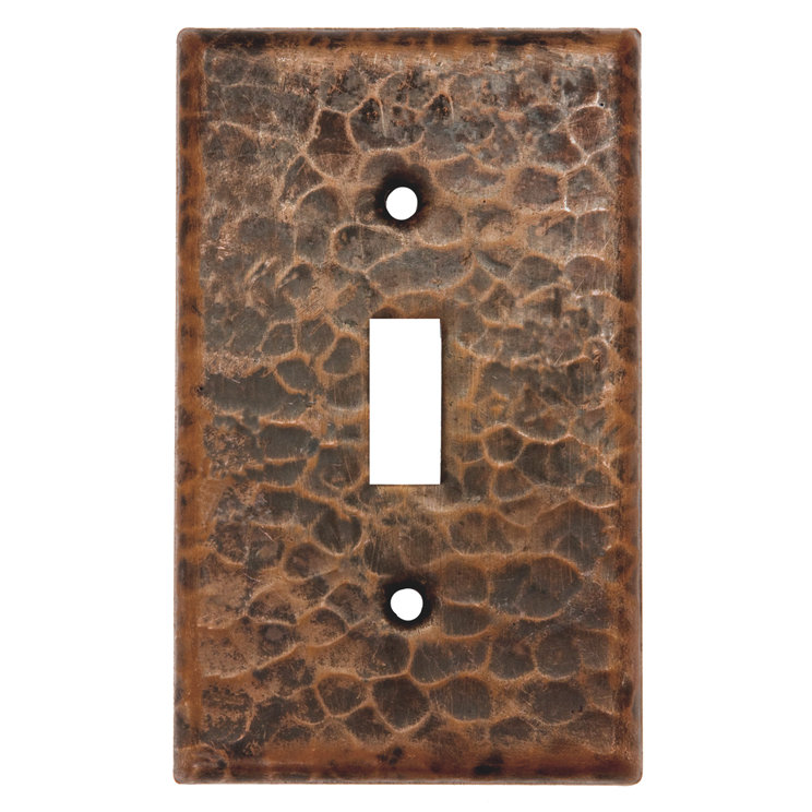 Copper Switchplate Single Toggle Switch Cover, 2