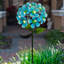 Solar Powered LED Metal Flower Garden Stake Light-40271979