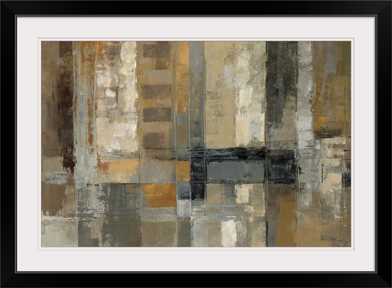 «One Way Street» par Aniessa, reproduction d'art, H 24 po x l 32 po x P 1 po, Cadre noir