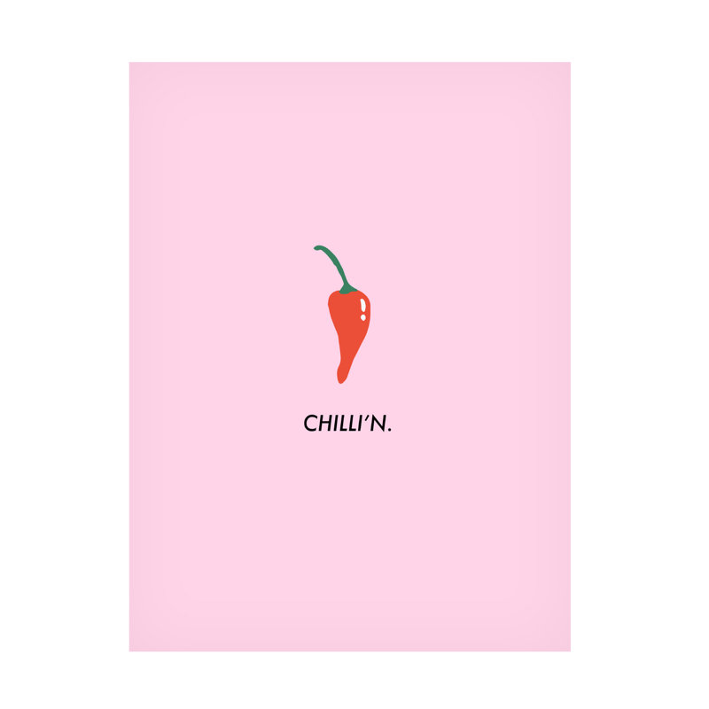 «Chilli On On Canvas» par Aislinn Simmonds, reproduction, H 19 po x l 14 po x P 2 po