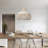 Calpella -Natural and White Rattan Light Pendant-2078343070