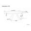 Tallula Glass Top Dining Table