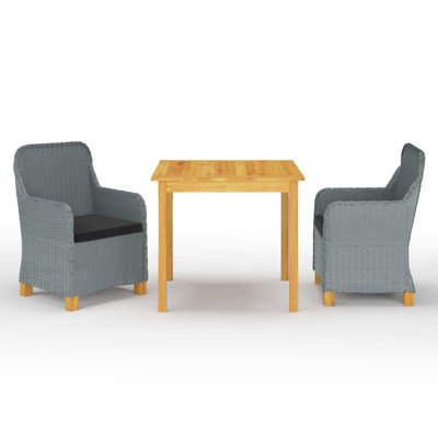 Allenton 2 Seater Bistro Set with Cushions
