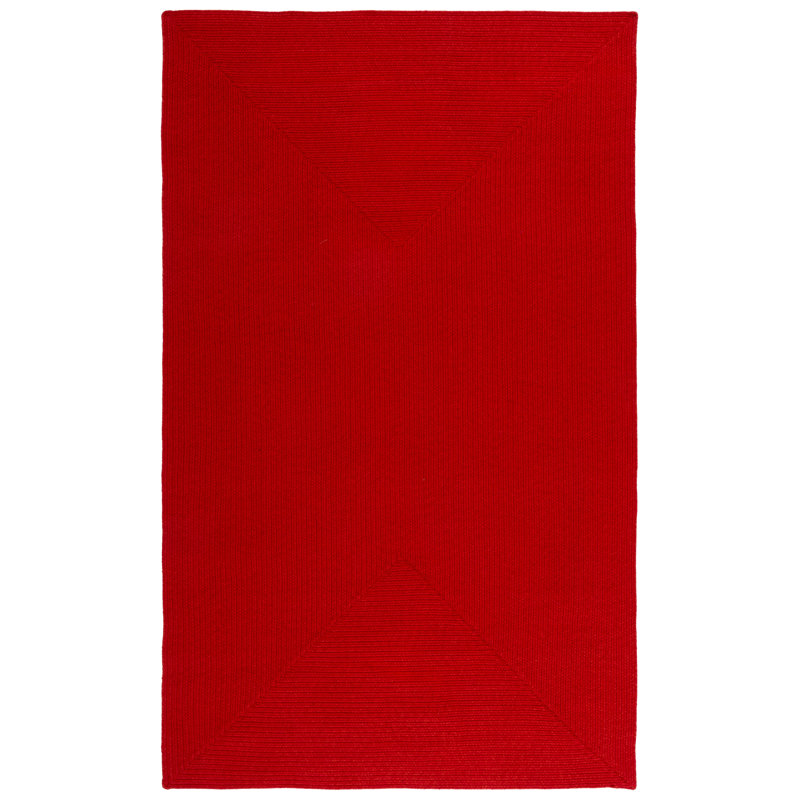 Graddy Hand Woven Performance Machine Washable Performance Solid Color Indoor/Outdoor Area Rug, Rectangle 5' x 8'