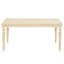 Table de rangement cosmétique urbaine polyvalente - Structure en bois blanc câblé pour produits de beauté, style et commodité