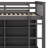 Loft Bed With Open Storage Shelves And Built-In Ladder