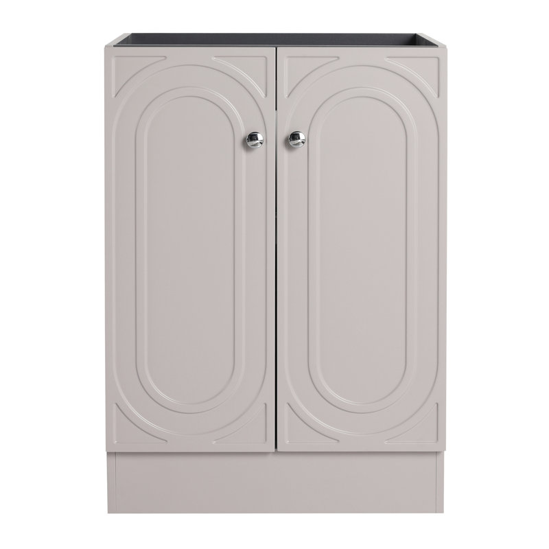 Armoire de salle de bain 30 po Volpe - Kaki moderne avec portes à fermeture en douceur, 30"