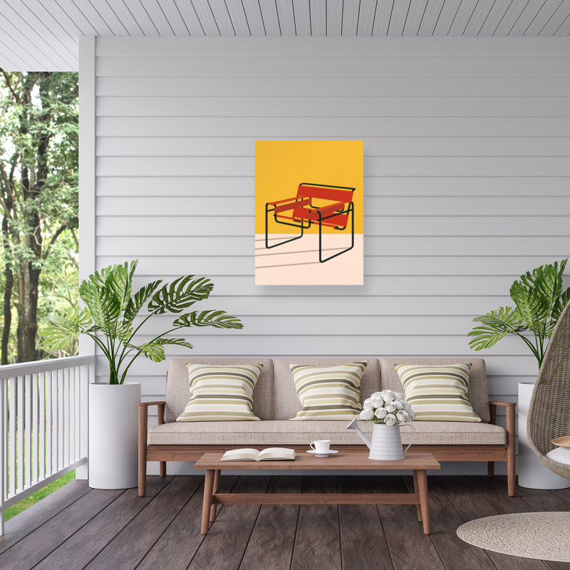 Chaise bolologienne bolognaise Marcel Breuer, H 32 po x l 24 po