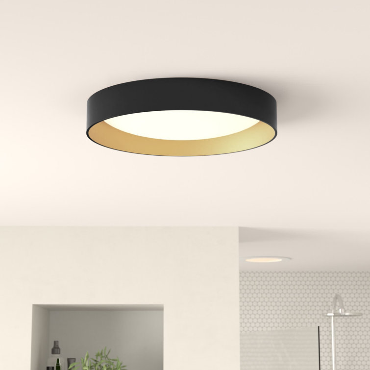1 - Light Simple Design Classic LED Energy Saving Dimmable Flush Mount Ceiling Light