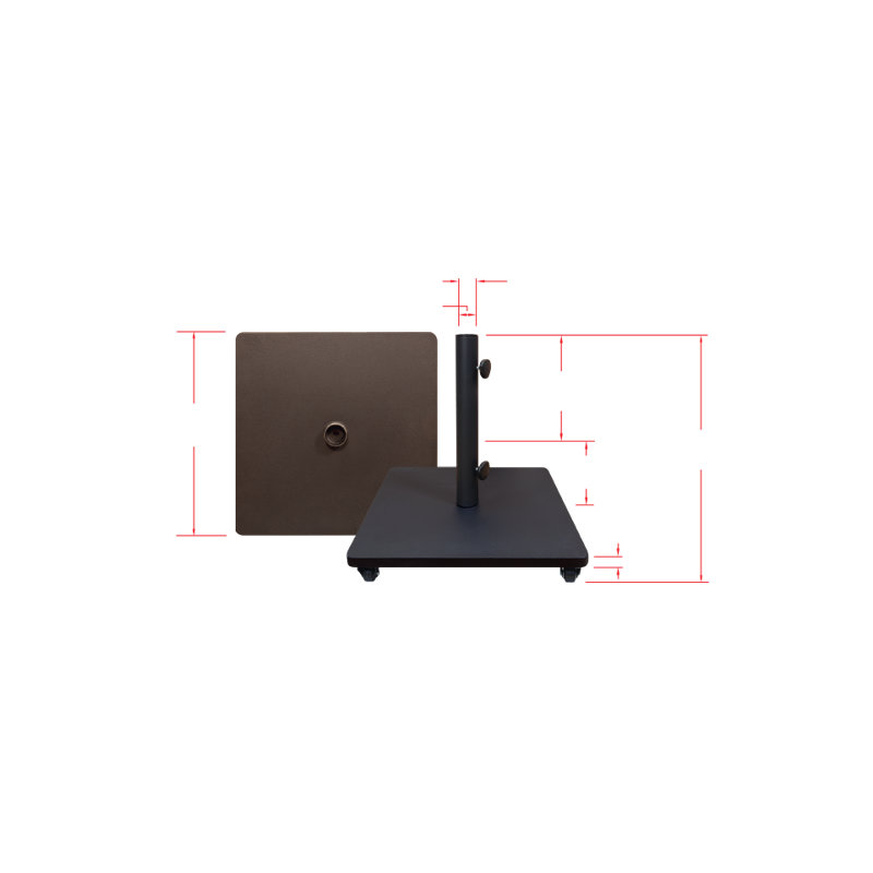 Steel Base With Casters
