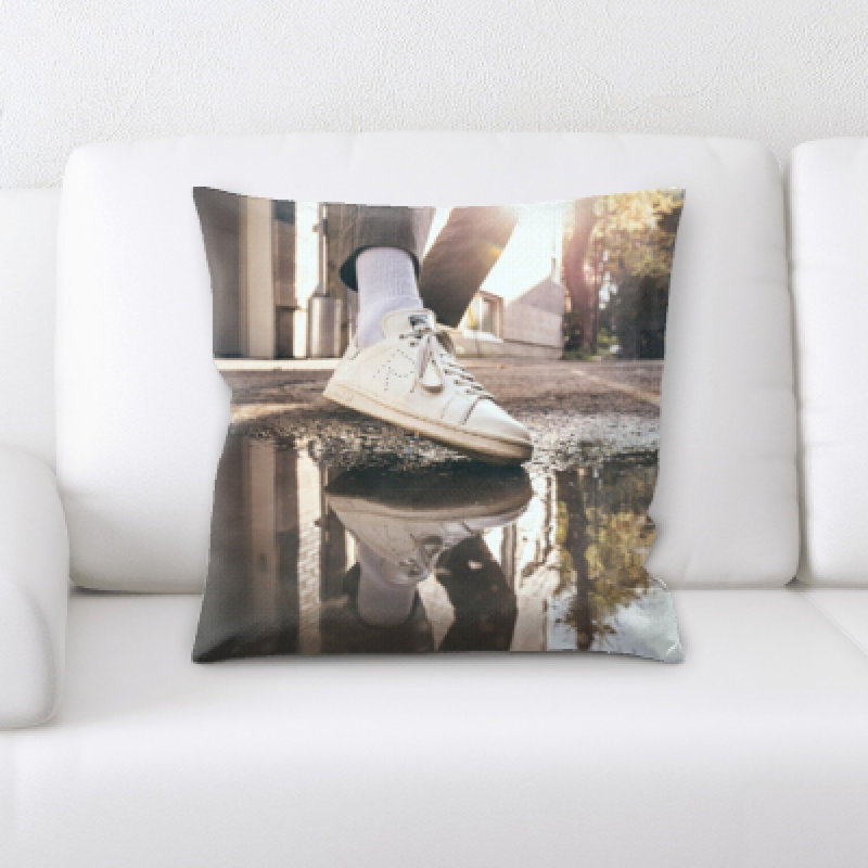 Microsuede Throw Pillow