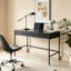 Bureau d'écriture rectangulaire simple en bois massif Simple Modern-1428675244-1428675247