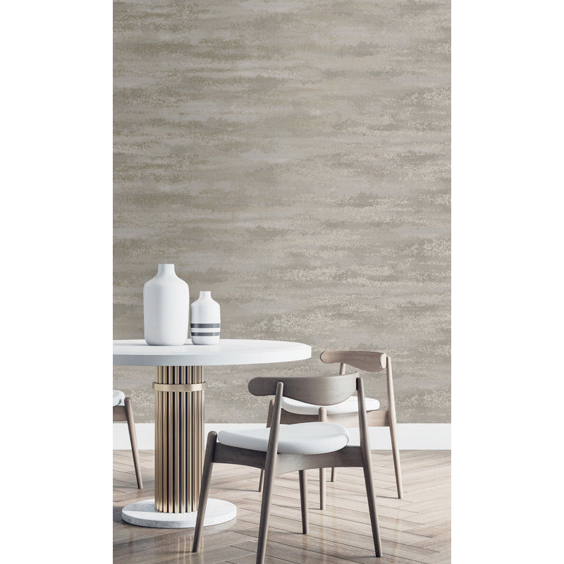 Abstract Double Roll, Warm Gray