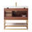 Mahon 36'' Free Standing Single Bathroom Vanity with Stone Top