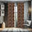 Plaid Semi-Sheer Rod Pocket Curtain Panels-45075761