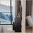 Full Body Mirror Cabinet + Round Mirror LED Vanity Table + Cushioned Stool, 17" Diameter LED Mirror, Touch Control, 3-Color, Brightness Adjustable, Large Desktop, Multi-Layer High Capacity Storage-1002544935