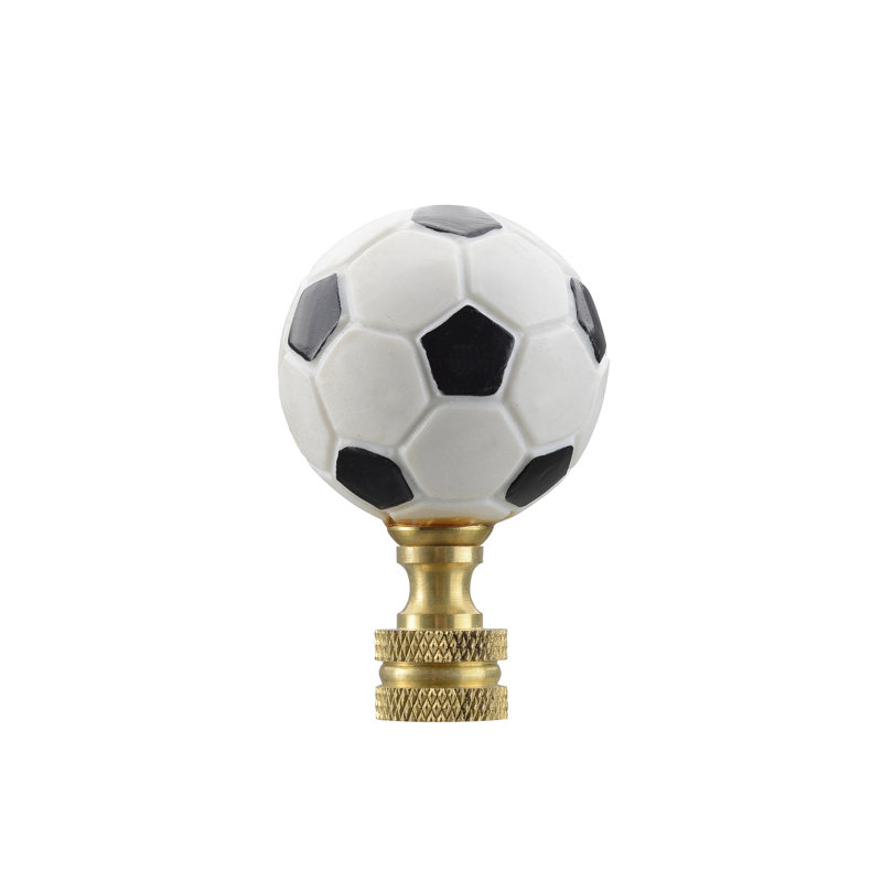 Soccer Ball Lamp Finial