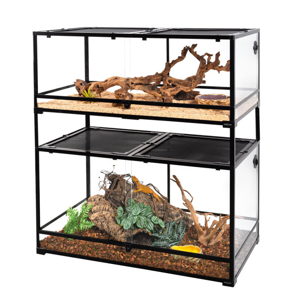 REPTIZOO 48'' x 24'' x 56'' Reptile Terrarium | Wayfair