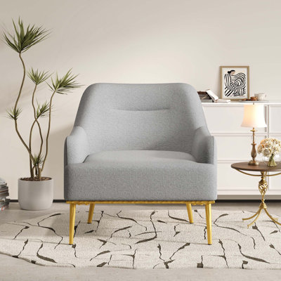Fauteuil d'appoint rembourré de style moderne pour des espaces de détente confortables