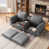 Grey Faux Leather est en rupture de stock