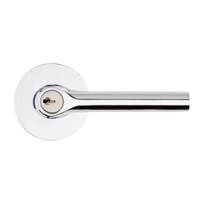 Polished Chrome Entry Door Lever